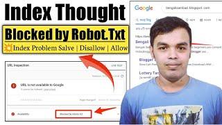 Indexed though blocked by robots.txt problem fix in blogger & wordpress