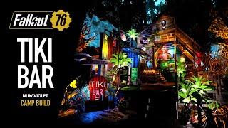 Fallout 76 Camp Build - Tiki Bar