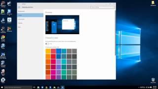 Slice Tech - Windows 10 Basics - How to Change the Color Scheme in Windows 10