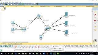 DHCP DNS and Web Server configuration in cisco packet tracer