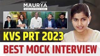 KVS PRT Mock Interview 2023 l Interview important questions l #preparation #kvs #interview #prt