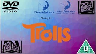 Closing to Trolls 2017 UK DVD