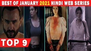 Top 9 Best Hindi Web Series January 2021  Best Of The Month