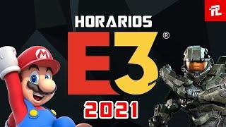 HORARIOS de todas las conferencias y Eventos del E3 2021 en Español