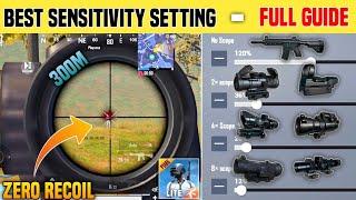 BEST SENSITIVITY SETTING PUBG MOBILE LITE| FULL GUIDE ON  RECOIL CONTROL SENSITIVITY SETTINGS