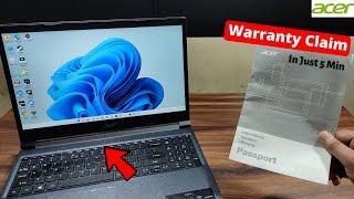 Acer Aspire 7 Warranty registration 2021.. in 5 Minutes  || Acer Warranty Claim 2021