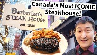 Canada's Most FAMOUS Steakhouse! Is Barberian's in Toronto Worth The Hype?