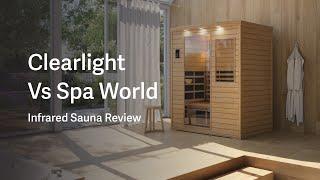 Clearlight Sauna Vs Vortex Sauna from Spa World | Clearlight® Saunas