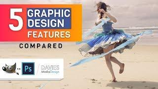 Photoshop vs GIMP: 5 Graphic Design Features Compared