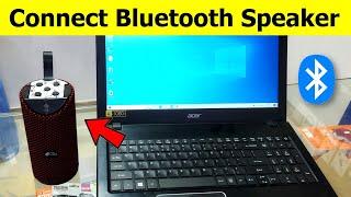 How to Connect Bluetooth Speaker to Laptop