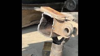 Badly Broken Repaired Truck Axle | Rescue Broken Axle Tube