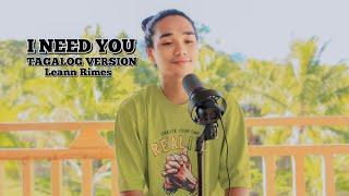 I Need You Leann Rimes Tagalog Version |Jerron