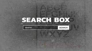 Simple Search Box | HTML & CSS