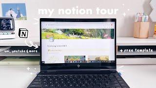  my 2023 notion tour // how i organise my life, uni & work (+free templates!)