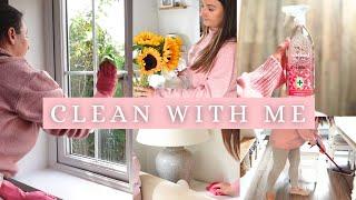 CLEAN WITH ME | post sickness full house clean, calming & relaxing