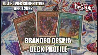 YUGIOH Full Power Competitive Branded Despia Deck Profile