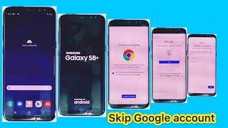 ‏Samsung S8/S8 Plus Frp/Bypass Google Account Android 9.10 تخطى حساب جوجل سامسونج s8 • s9 • s10 •A70