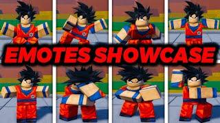 All New Emotes Showcase In Roblox Z Battlegrounds!