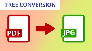 How to convert PDF to JPG for FREE | PDF to Image Conversion Tutorial