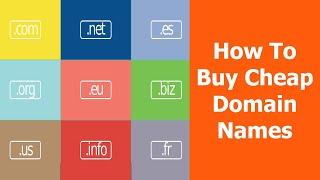 How to buy cheap domain names