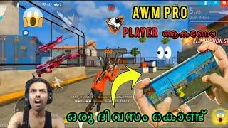 AWM  SNIPER TIPS AND TRICKS FREE FIRE AWM  PRO SETTINGS MALAYALAM || 100% 