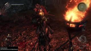 Nioh Beta Demo defeating a small oni boss