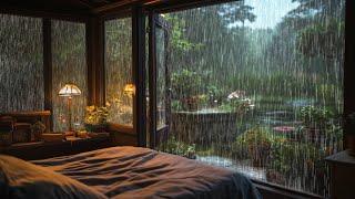 Rain in the Sweet Garden | Pure Nature Sounds for Sleep & Peace