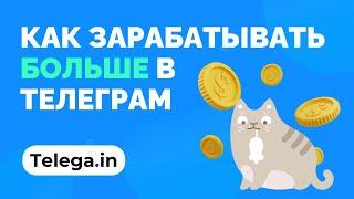 Как зарабатывать больше на Телеграм канале. Вебинар для владельцев каналов от Telega.in