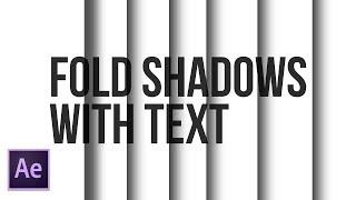 After Effects Tutorial: Shadow Cuts for Titles - Motion Graphics