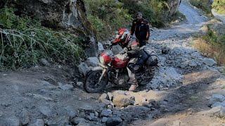 Part 1 - Nepal Manang on Honda CB350 - Raw Vlog