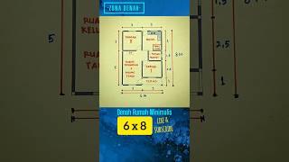 Rumah 6x8 Meter