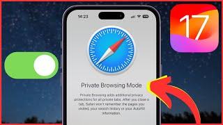 How To Turn On Private Browsing on Safari in iPhone iOS 17