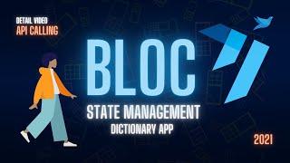 Flutter Bloc State Management With API Calling (Dictionary App)