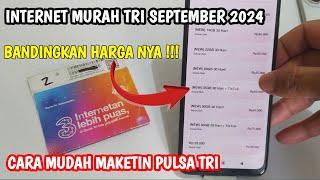 PAKET INTERNET MURAH TRI 2024 | CARA MAKETIN PULSA TRI