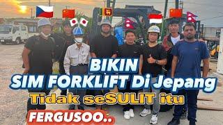 Cara Membuat SIM Forklift di Jepang