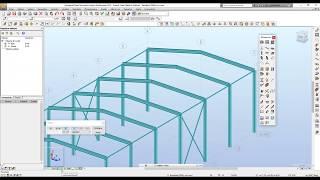 Robot Structural Analysis Professional - Proiectarea structurii metalice a unei hale