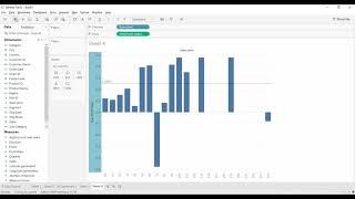 Tableau Tutorial - Sample Cert Question Sales Historgram over 25% profit ratio