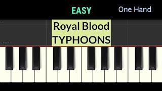 Royal Blood - TYPHOONS - tutorial piano easy