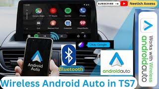 Android Auto Connection In TS7 Android Car stereo. How to Connect Android Auto with WiFi & BT.