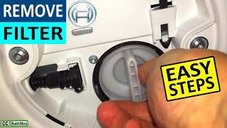 How to remove and clean filter on Bosch Washing Machine & keep it Hygienically Fresh
