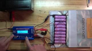 DIY Solar And 18650 Lithium Battery Balance Charging with The IMax B 6  SUCCESS