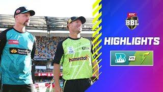 Brisbane Heat v Sydney Thunder Match Highlights | #BBL14