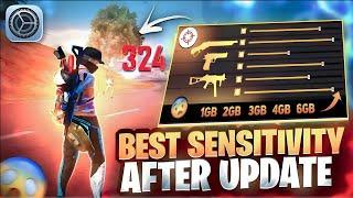 OB41 UPDATE ( BEST SENSITIVITY) FOR HEADSHOT | FREE FIRE SECRET SENSITIVITY | BEST SENSITIVITY 2023