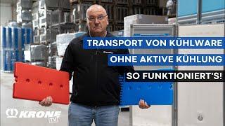 This is how refrigerated goods are transported without active cooling. | KRONE TV