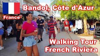 Bandol, Frankreich 4K  Côte d’Azur Walking Tour (Strand, Yacht-Hafen)