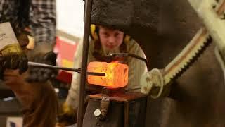 Forging a Sledge with 11 y/o Jasper and the Steam Hammer