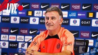  Christophe Galtier press conference pre Stade rennais FC - Paris Saint-Germain 