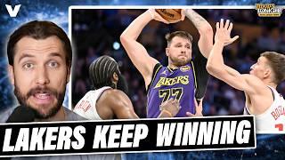 Lakers-Clippers reaction: Luka Doncic & LeBron survive injuries & win with DEFENSE