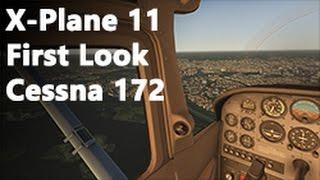 First look: X-Plane 11 | VFR around EHGG with the Default Cessna 172 | IFR approach