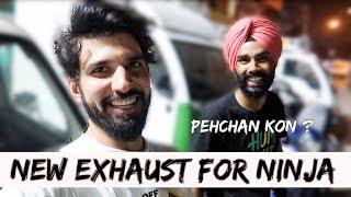 Best Exhaust for My Ninja With Jatt Prabhjot | Mohit Chhikara Vlog